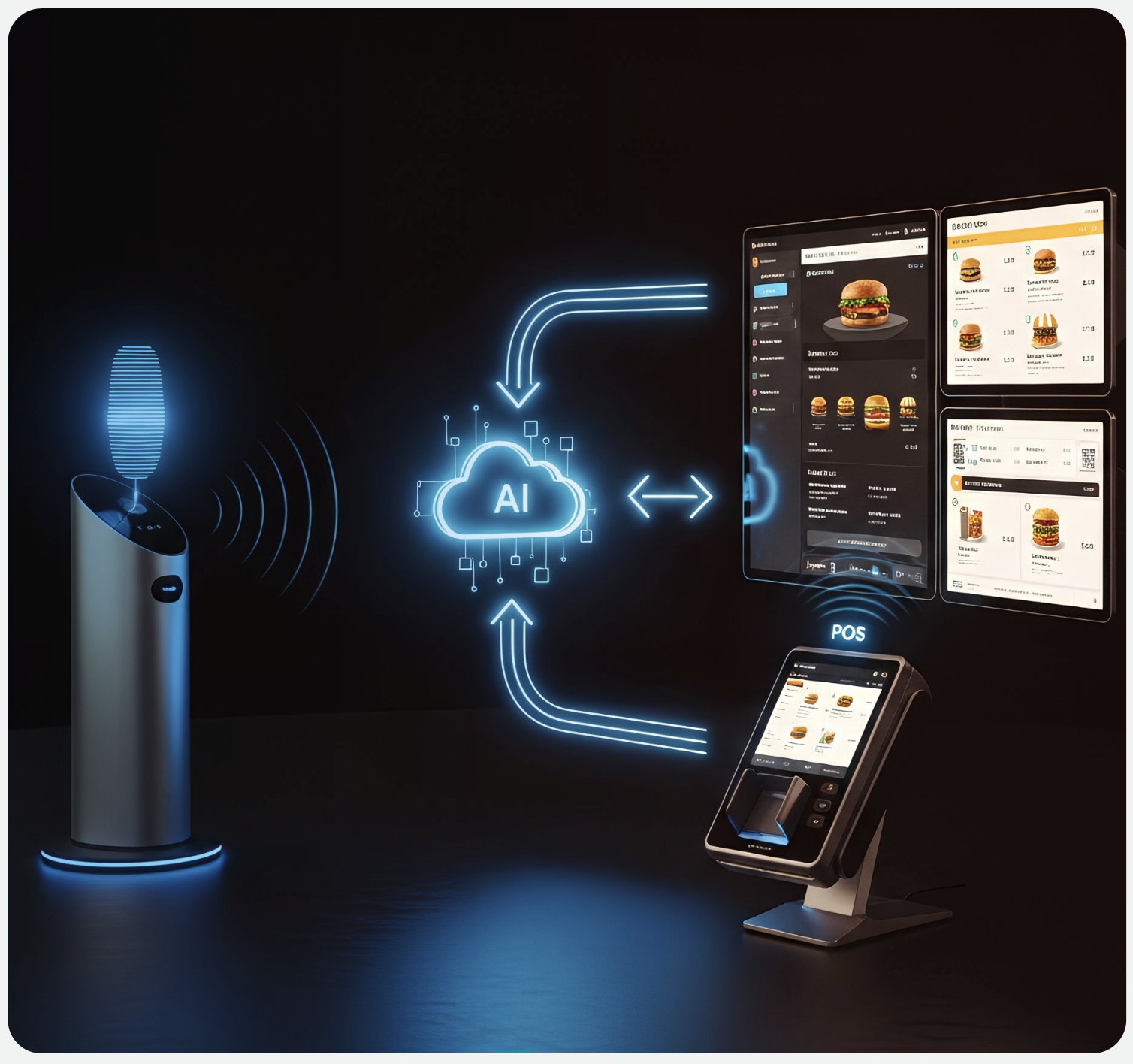 AI drive-thru speaker