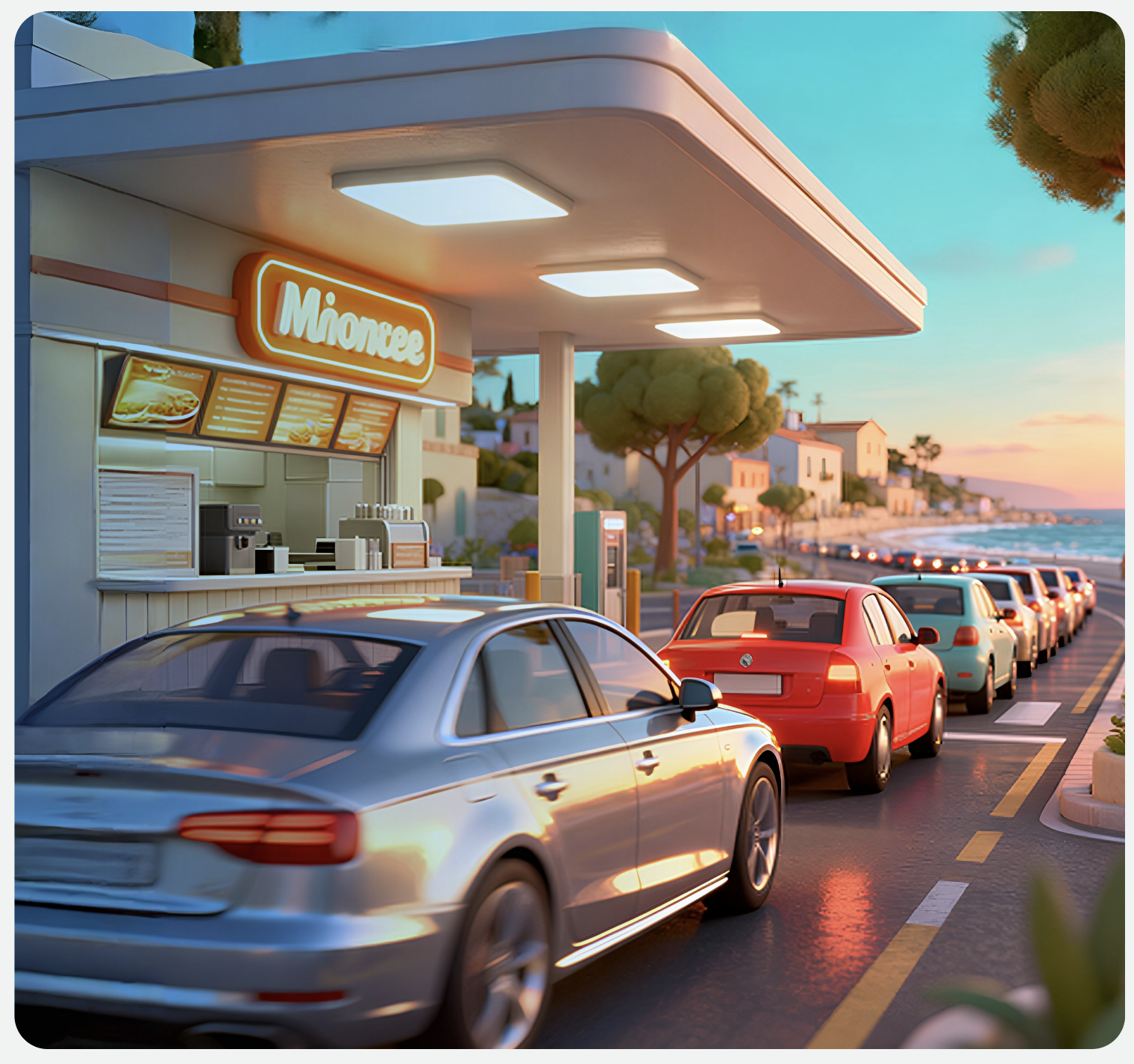 Drive-thru timing dashboard