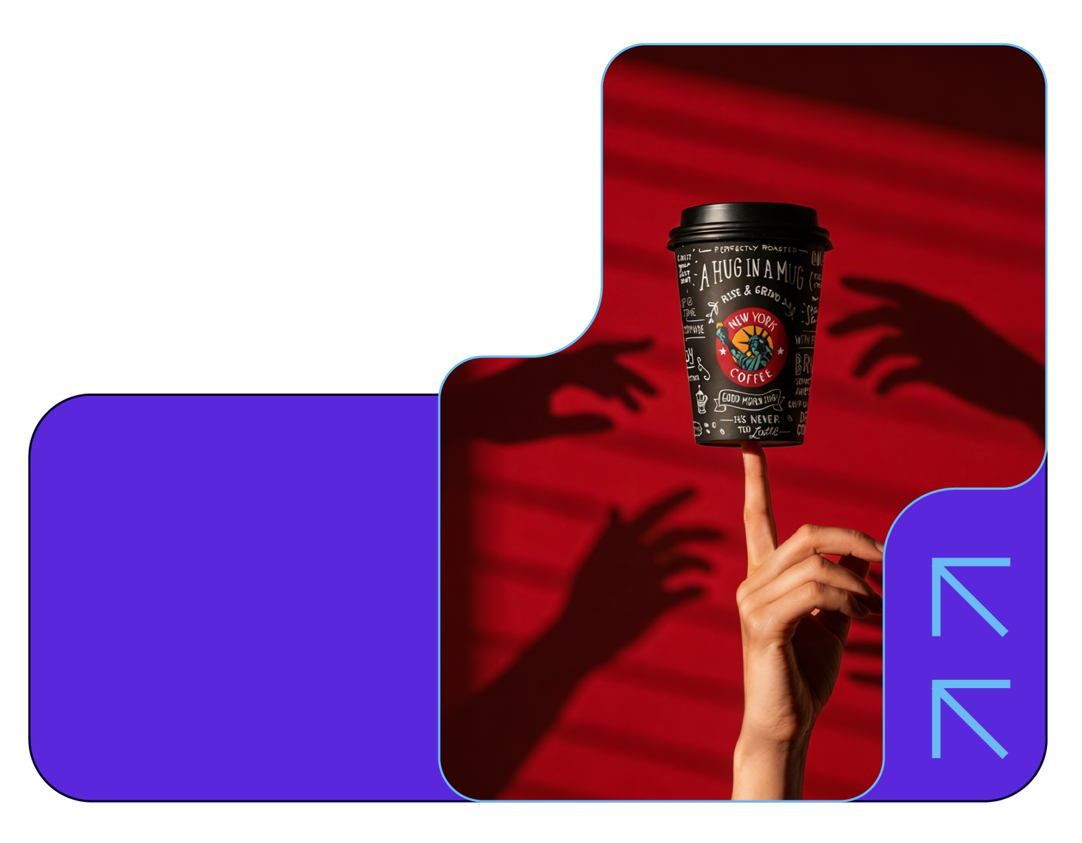 New York Coffee Background